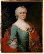 unknow artist Portrait of Luise Gottsched (Gottschedin) (1713-1762), German poet Sweden oil painting artist